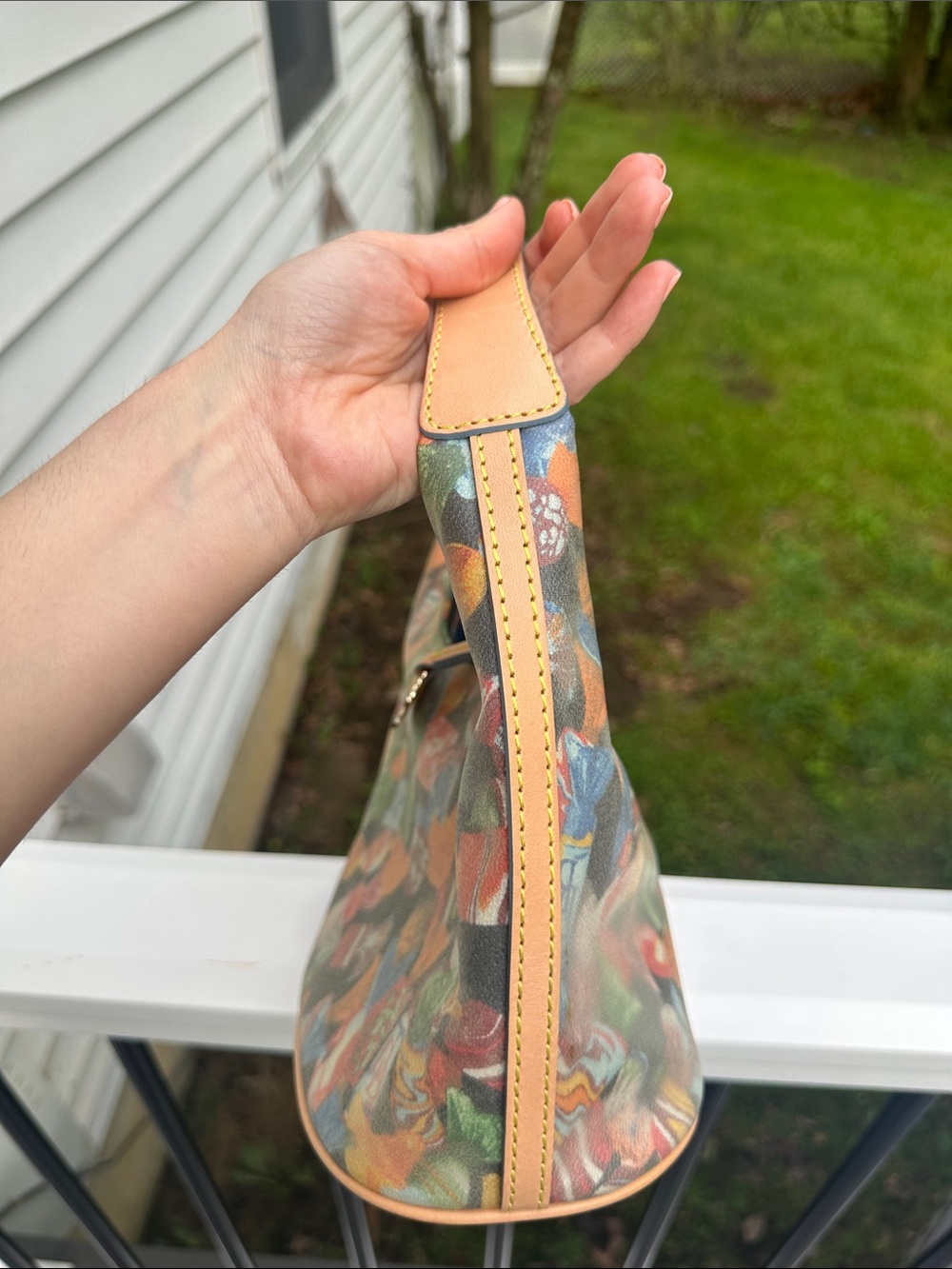 Dooney & Bourke retired candy print bucket bag - Picture 13 of 16